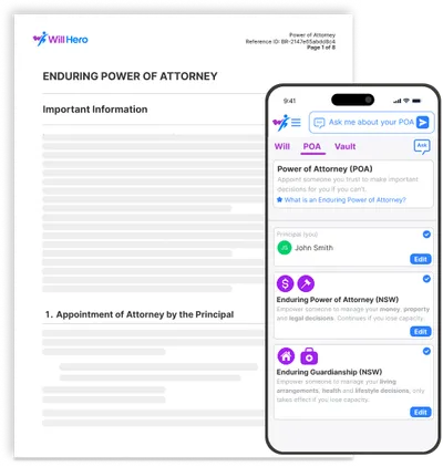 Will Hero - Enduring Power of Attorney for NSW