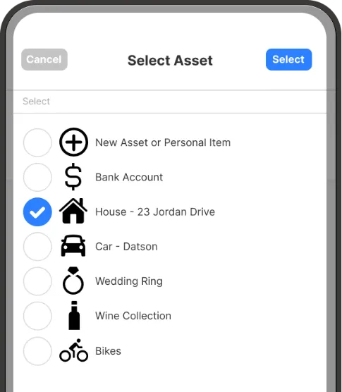 Choosing the asset to be sold in Will Hero