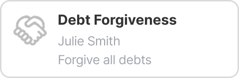 Debt forgiveness clause in an Australian Will with Will Hero.