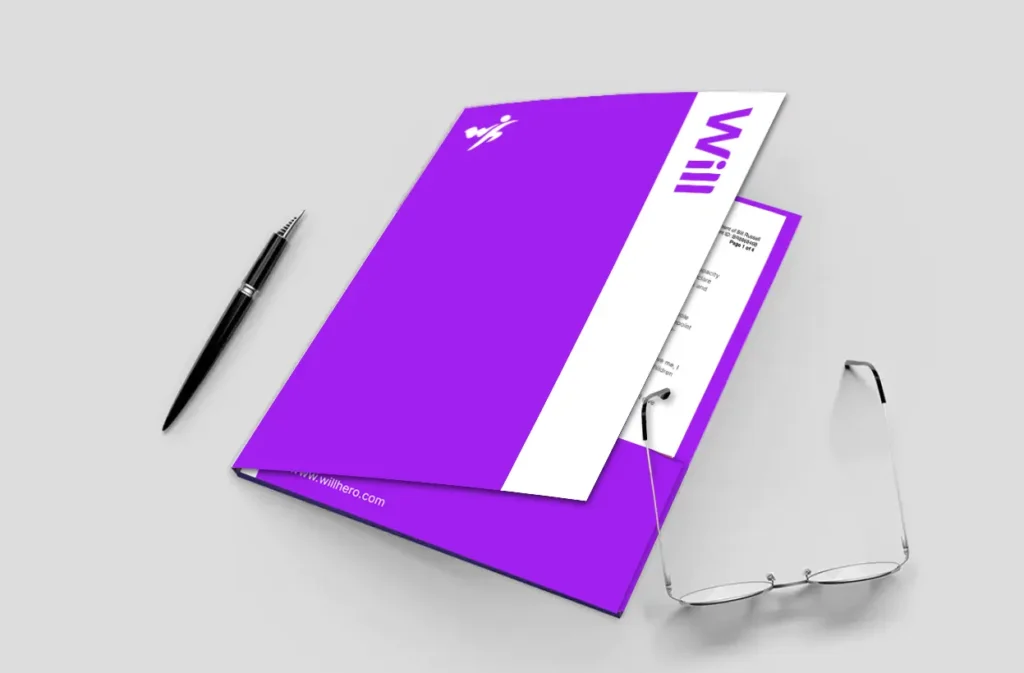 Print and Sign your Will to make it legally valid